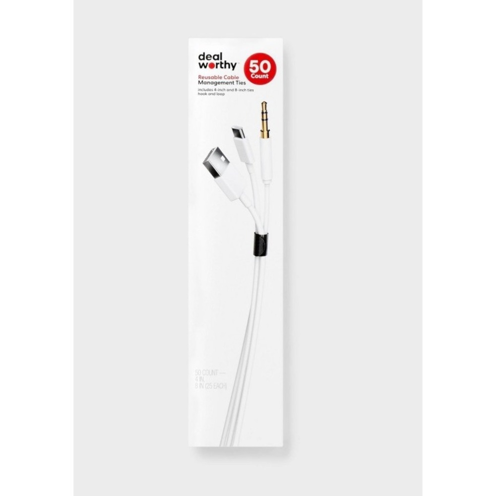 Reusable Fastening Cable Ties 6 in Cable Management Ties 35 pcs Cable Straps...